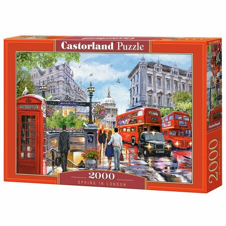 CASTORLAND Spring in London Jigsaw Puzzle - 2000 Piece C-200788-2